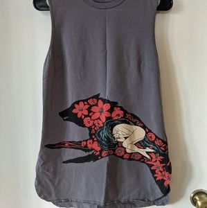 Ginkgo women's graphic tunic